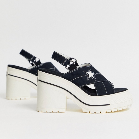 converse platform sandals